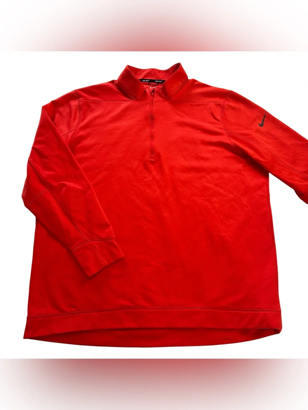 Nike Golf Therma Repel 1/2 Zip Pullover Men’s 2XL Varsity Red Jacket AR2600-634